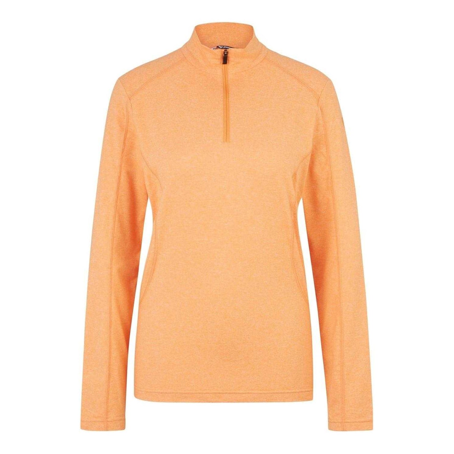Orange - Front - Ziener Womens-Ladies Jenita Half Zip Raglan Sweatshirt