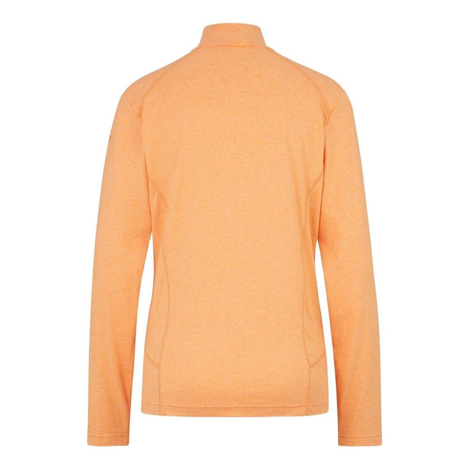 Orange - Back - Ziener Womens-Ladies Jenita Half Zip Raglan Sweatshirt