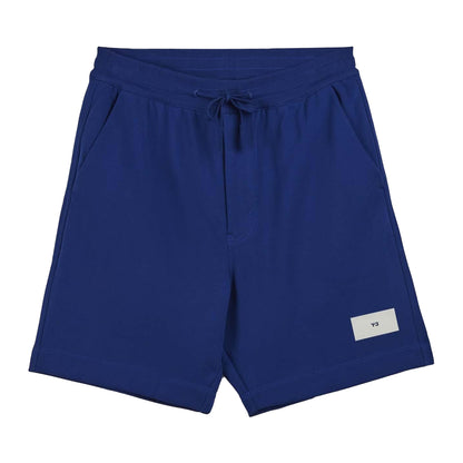 Blue - Front - Y-3 Mens Organic Cotton Shorts