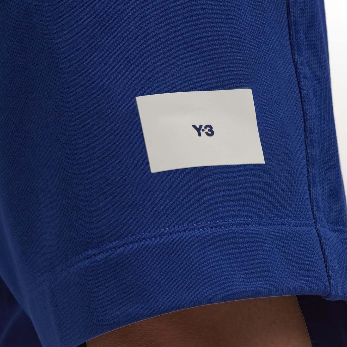 Blue - Close up - Y-3 Mens Organic Cotton Shorts