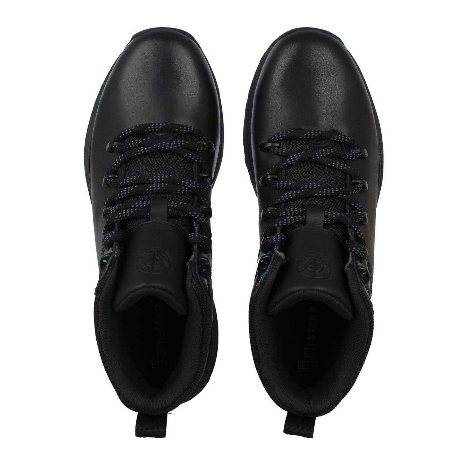 Black - Lifestyle - Firetrap Mens Rhino Logo Leather Boots