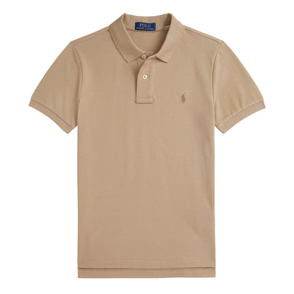 Vintage Khaki - Front - Ralph Lauren Boys Collared Regular Short-Sleeved Polo Shirt