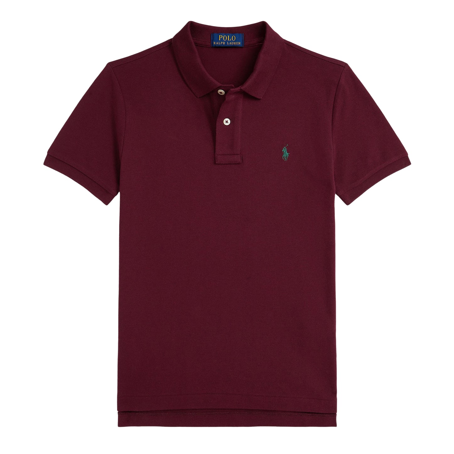 Classic Wine - Front - Ralph Lauren Boys Collared Regular Short-Sleeved Polo Shirt
