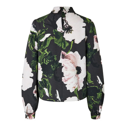 Multicoloured - Back - Stine Goya Womens-Ladies Floral Blouse