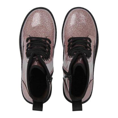 Pink - Lifestyle - Miso Girls Brandi Glitter Ankle Boots