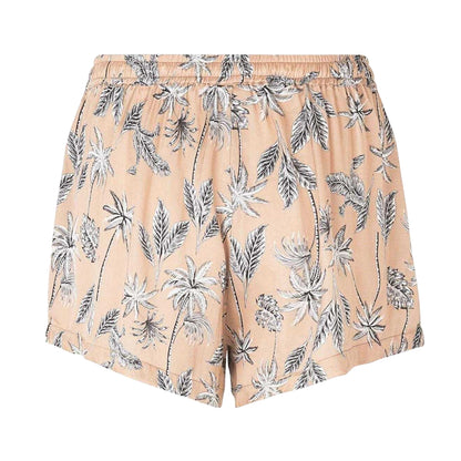 Moonlight - Back - CCDK Copenhagen Womens-Ladies Woven Palm Print Relaxed Fit Shorts