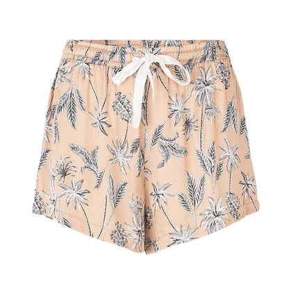 Moonlight - Front - CCDK Copenhagen Womens-Ladies Woven Palm Print Relaxed Fit Shorts
