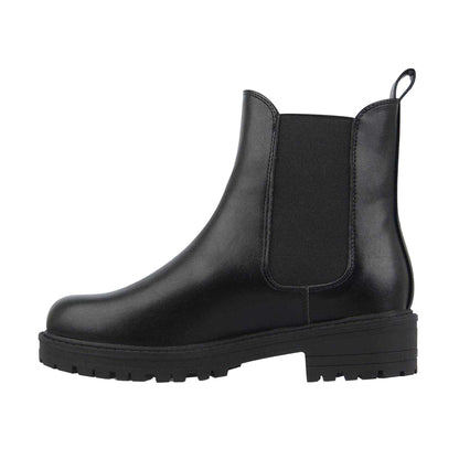 Black - Back - Miso Womens-Ladies Leather Chelsea Boots