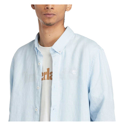 Skyway - Side - Timberland Mens Linen Relaxed Fit Shirt