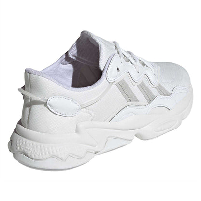 White - Back - Adidas Womens-Ladies Originals Ozweego Suede Trainers