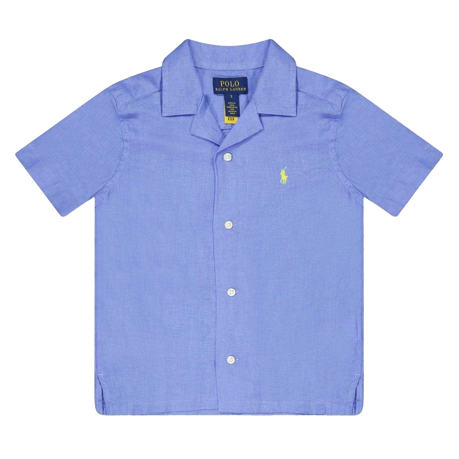 Harbor Mist-Island Paradise - Front - Ralph Lauren Boys Regular Short-Sleeved Polo Shirt