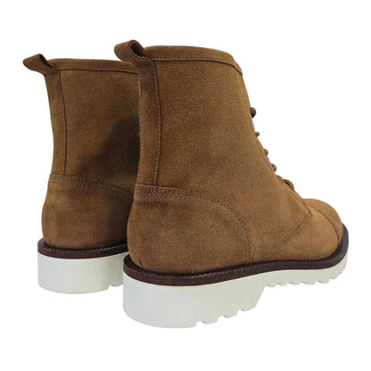Tan - Back - Firetrap Mens Suede Ankle Boots