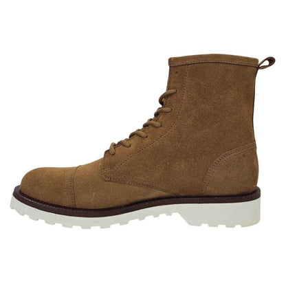Tan - Side - Firetrap Mens Suede Ankle Boots
