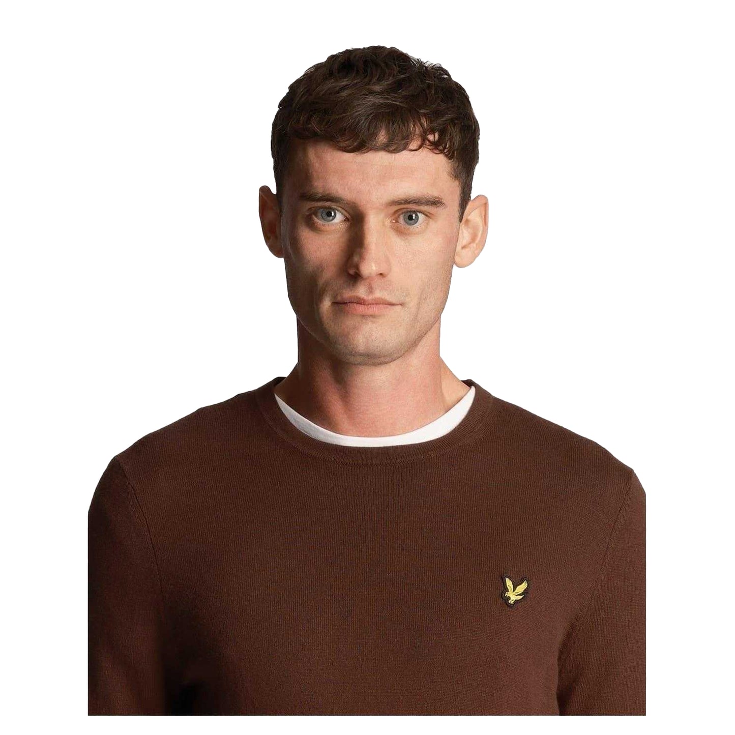 Sediment - Side - Lyle & Scott Mens Crew Neck Jumper