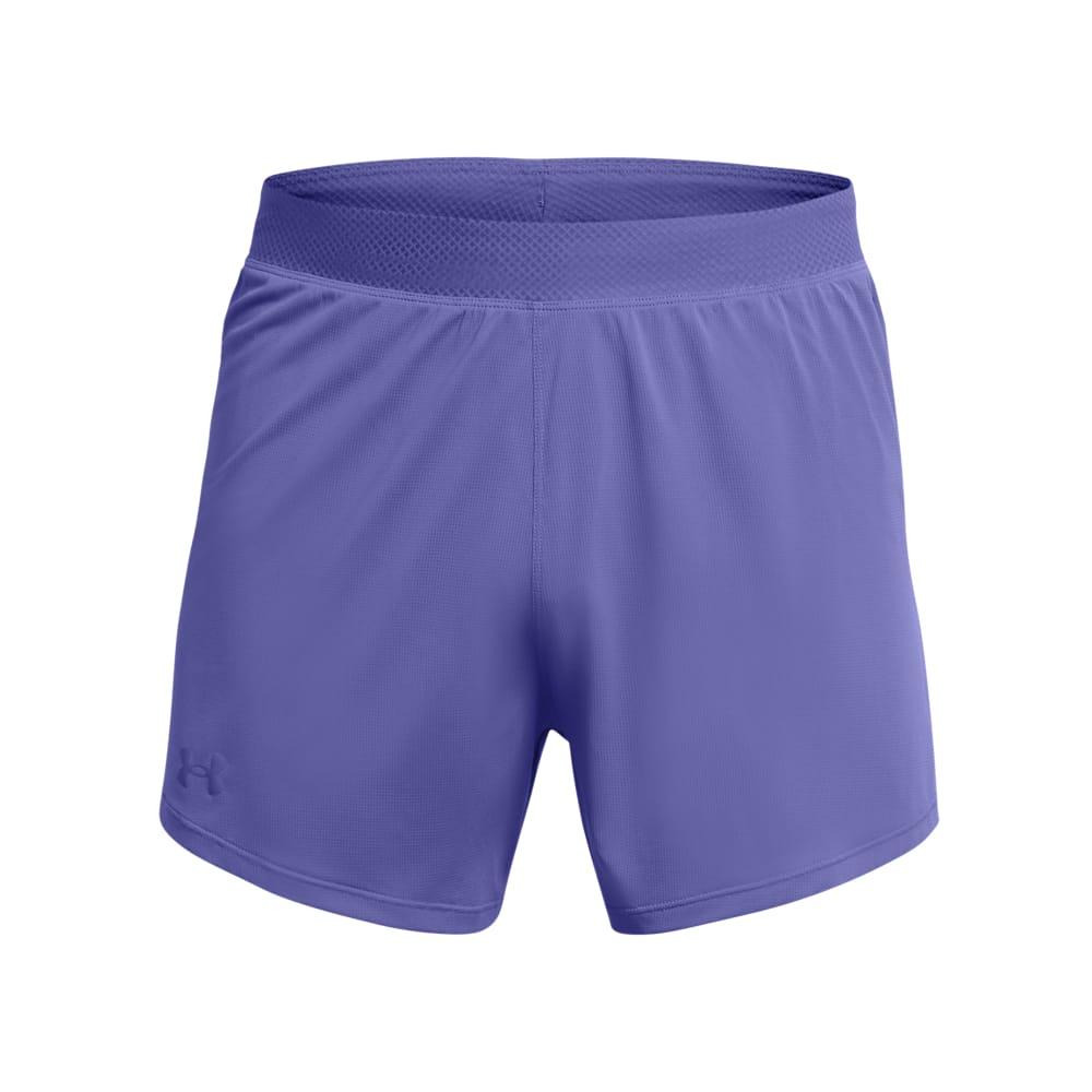 Purple - Front - Under Armour Mens Launch Elite Shorts