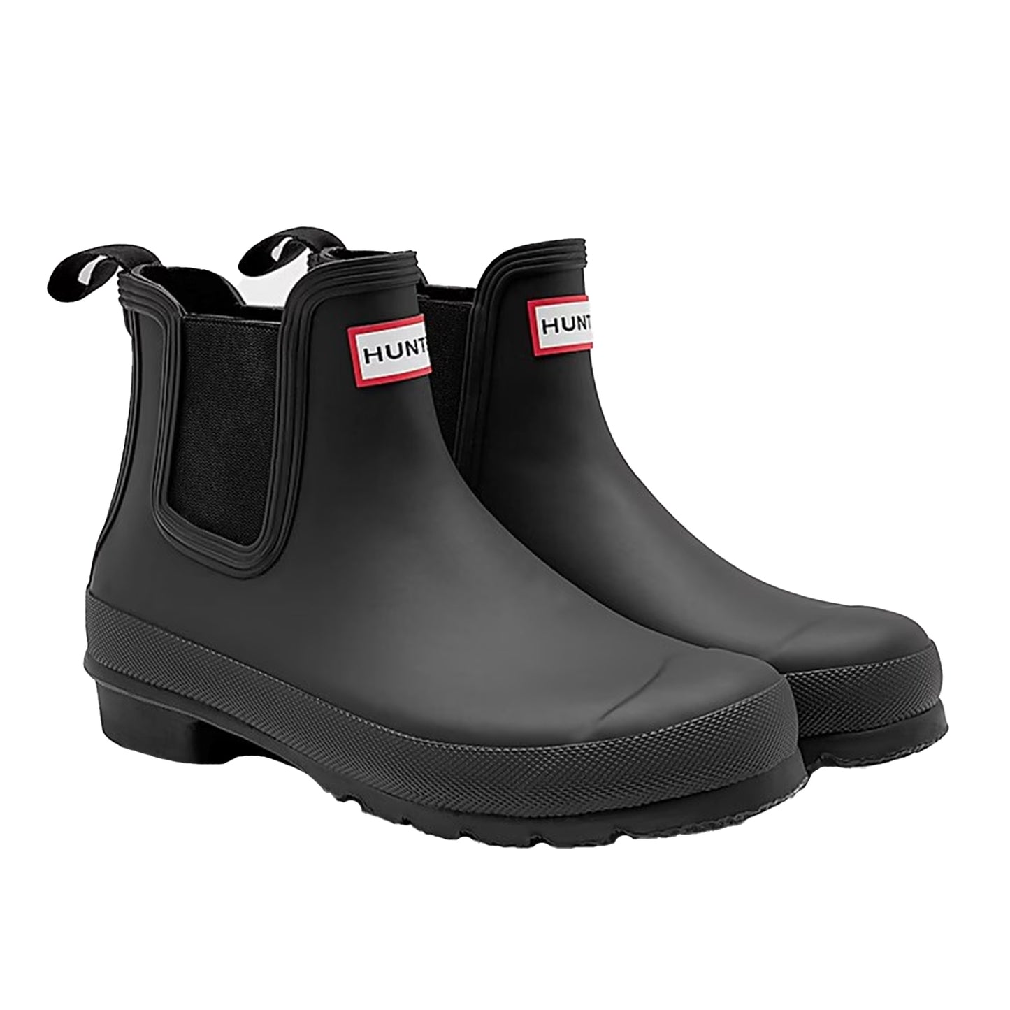 Black - Lifestyle - Hunter Womens-Ladies Original Waterproof Chelsea Boots