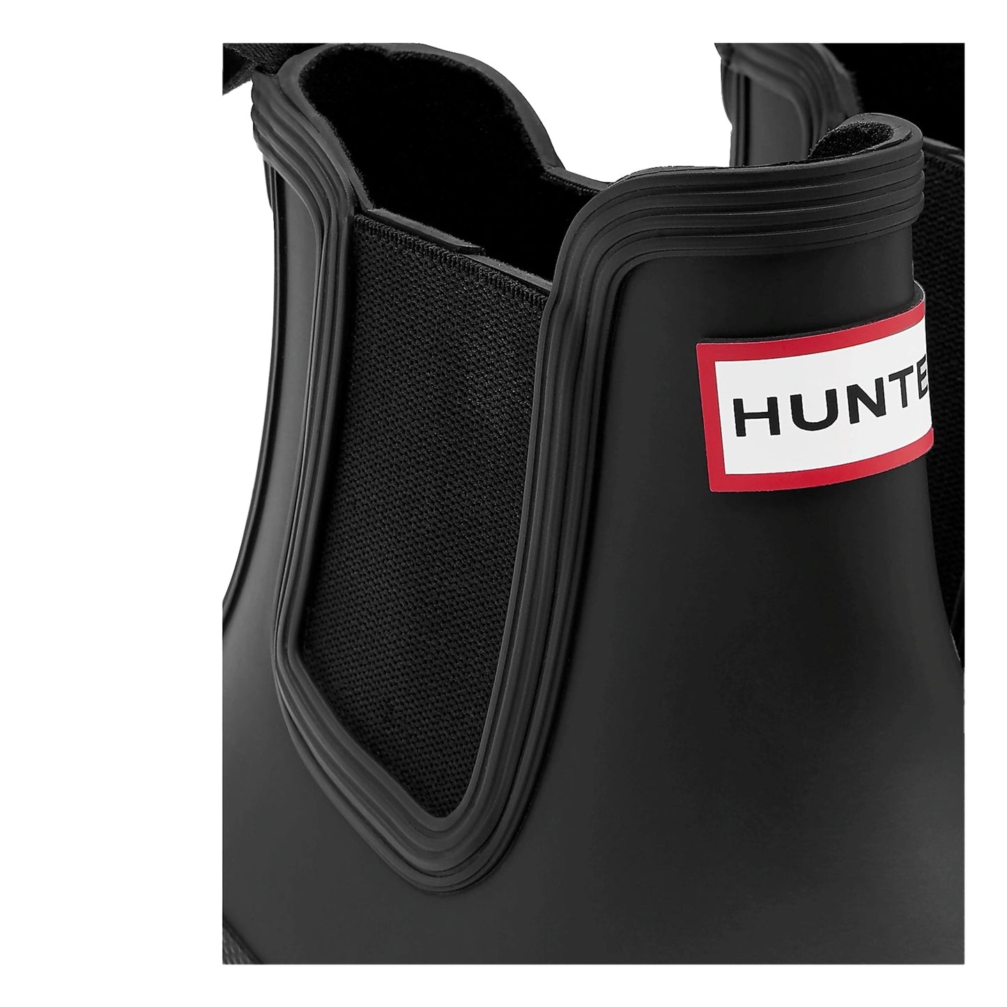 Black - Pack Shot - Hunter Womens-Ladies Original Waterproof Chelsea Boots