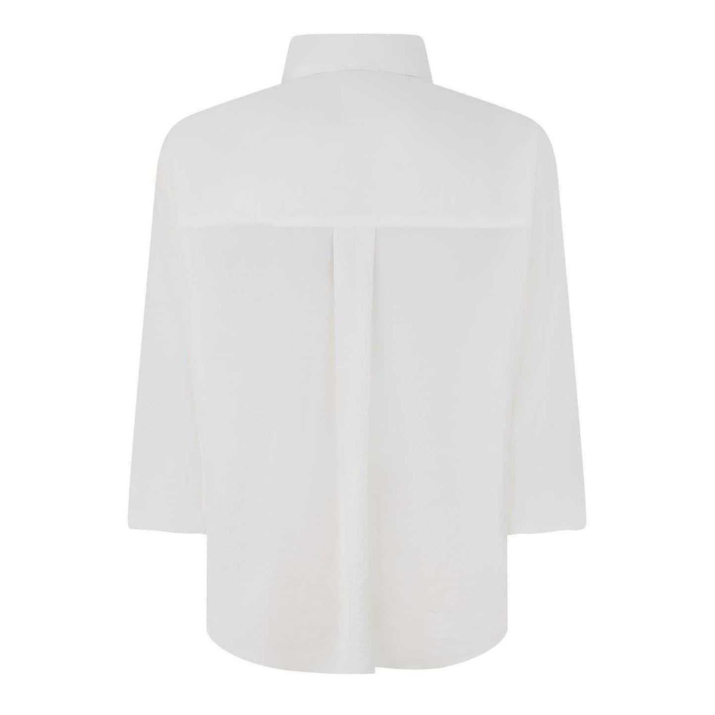 Cream - Back - Jack Wills Womens-Ladies Soft Regular Long-Sleeved Blouse