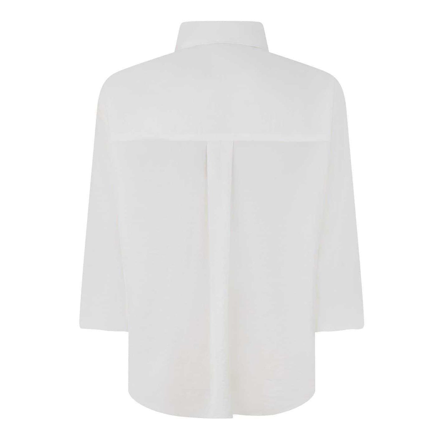 Cream - Back - Jack Wills Womens-Ladies Soft Regular Long-Sleeved Blouse