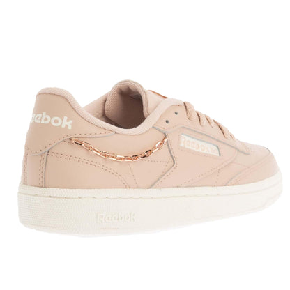 Pink - Back - Reebok Womens-Ladies Classics Club C 85 Leather Trainers