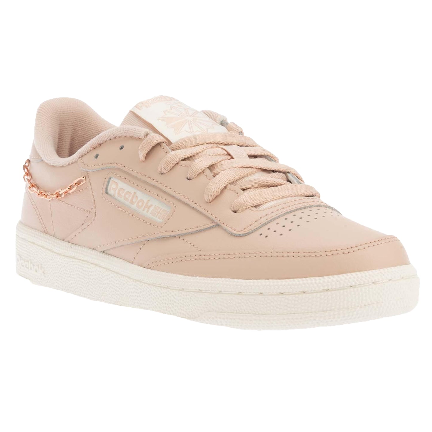 Pink - Front - Reebok Womens-Ladies Classics Club C 85 Leather Trainers