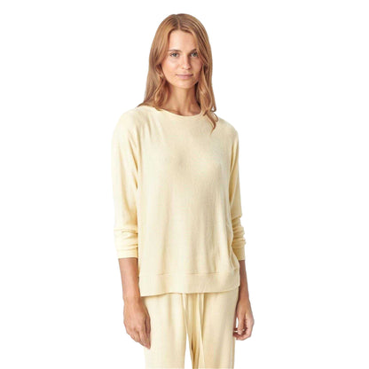 Straw - Side - CCDK Copenhagen Womens-Ladies Lydia Long-Sleeved Blouse