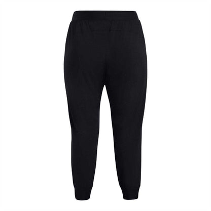 Black - Back - Under Armour Womens-Ladies High Rise Joggers