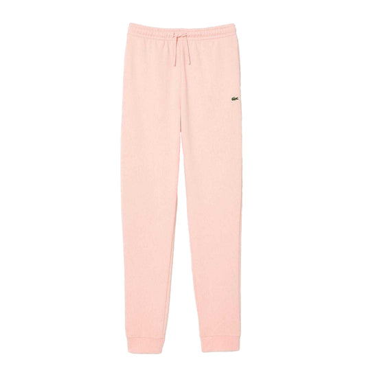 Pink - Front - Lacoste Womens-Ladies Fleece Sweatpants