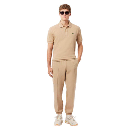 Beige - Lifestyle - Lacoste Mens Organic Cotton Regular Sweatpants