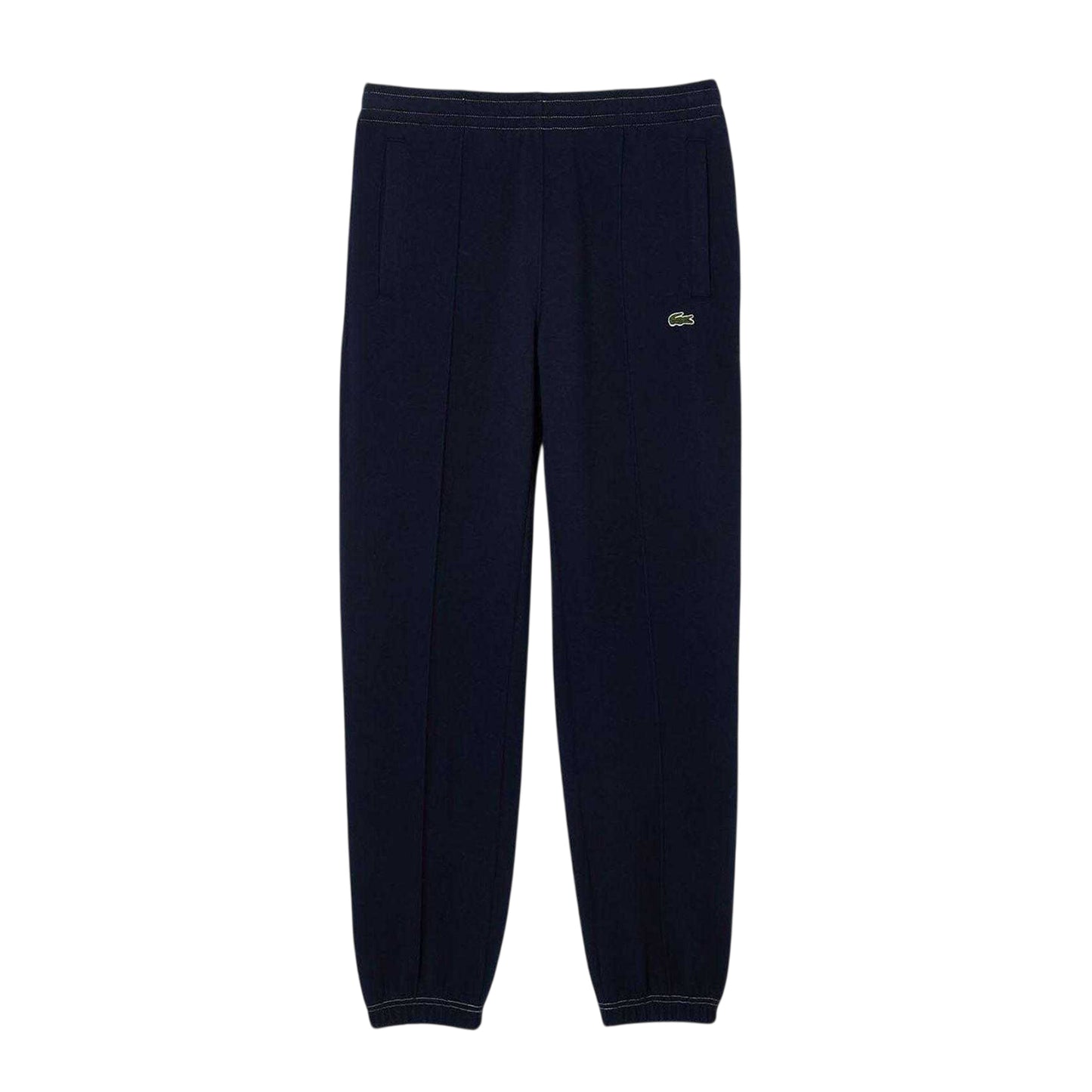 Navy - Front - Lacoste Mens Organic Cotton Regular Sweatpants