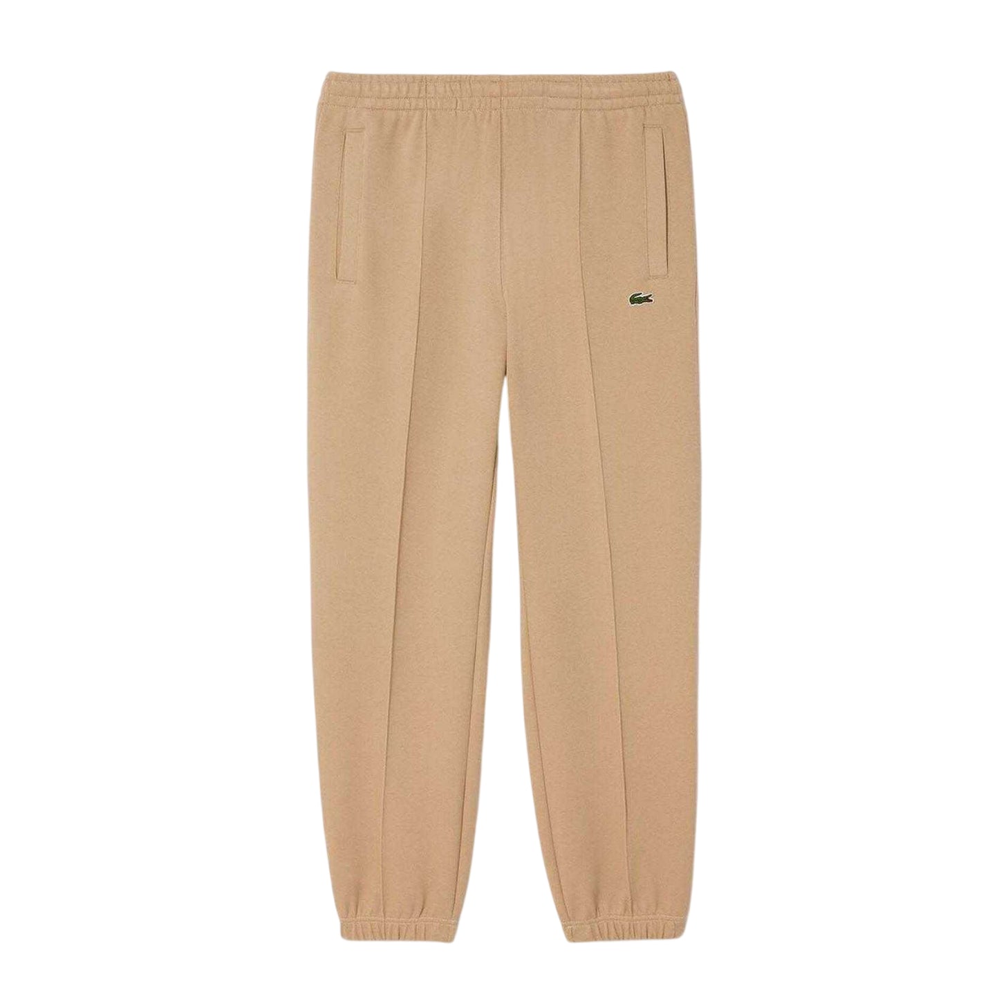 Beige - Front - Lacoste Mens Organic Cotton Regular Sweatpants