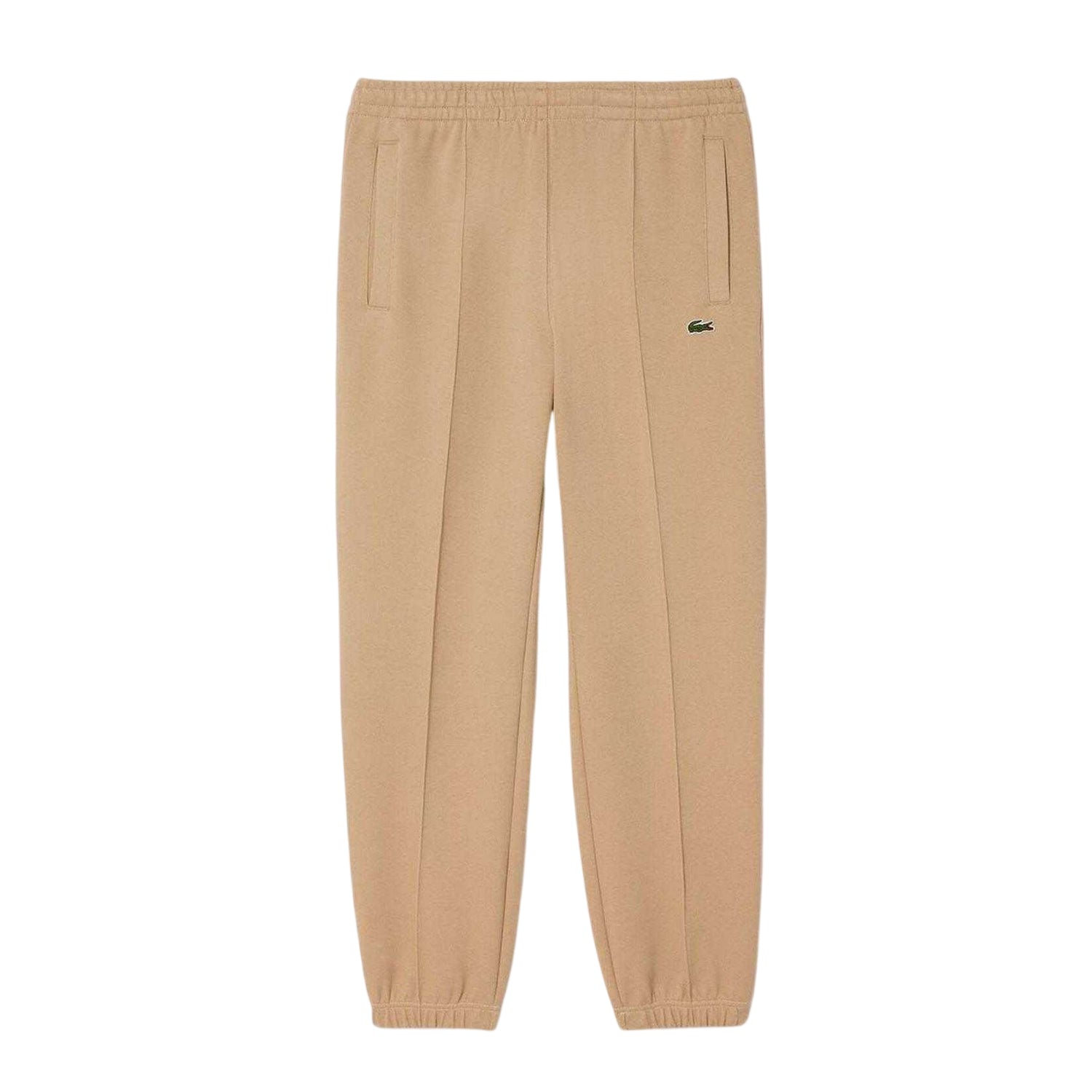 Beige - Front - Lacoste Mens Organic Cotton Regular Sweatpants