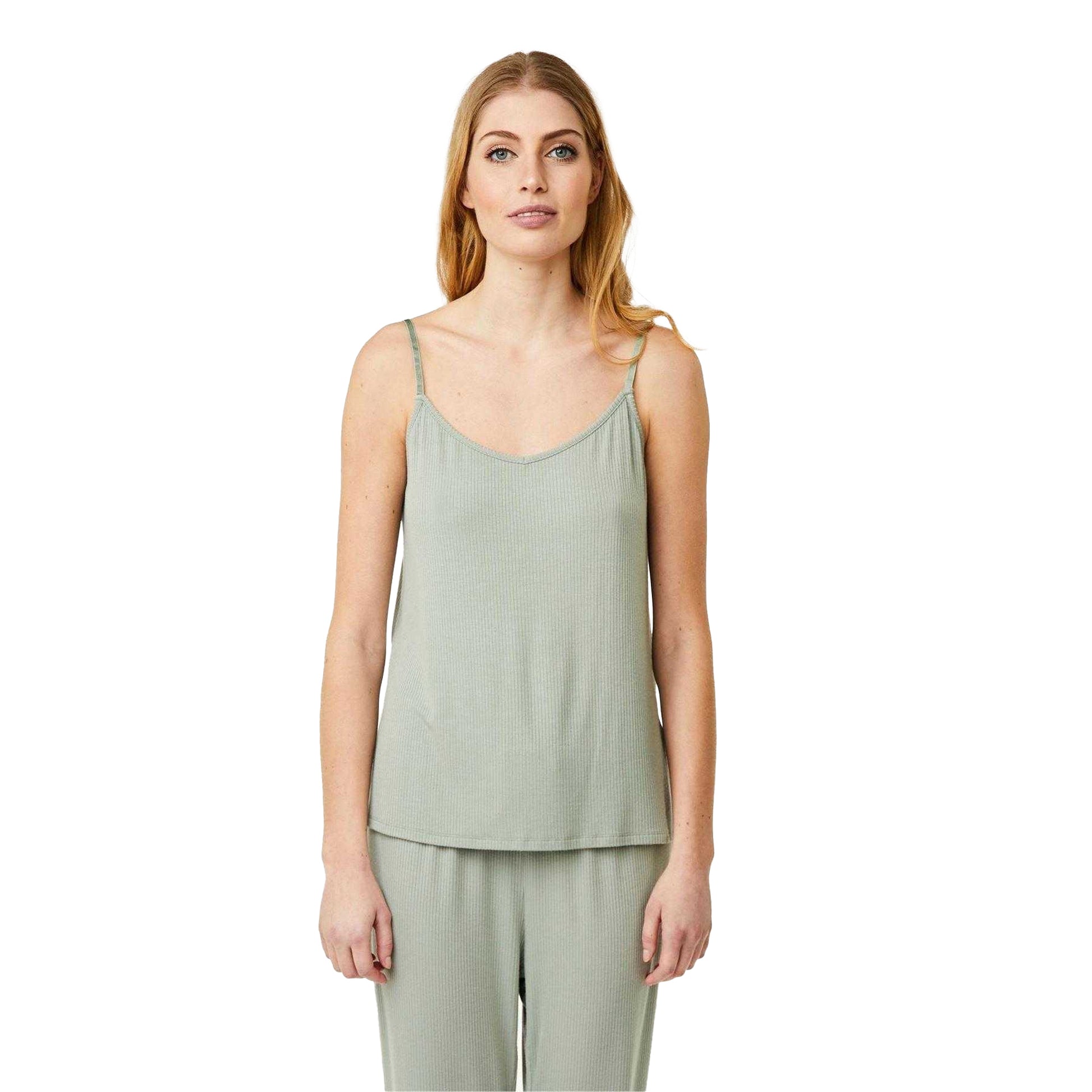 Iceberg Green - Side - CCDK Copenhagen Womens-Ladies Sonja Cami Top