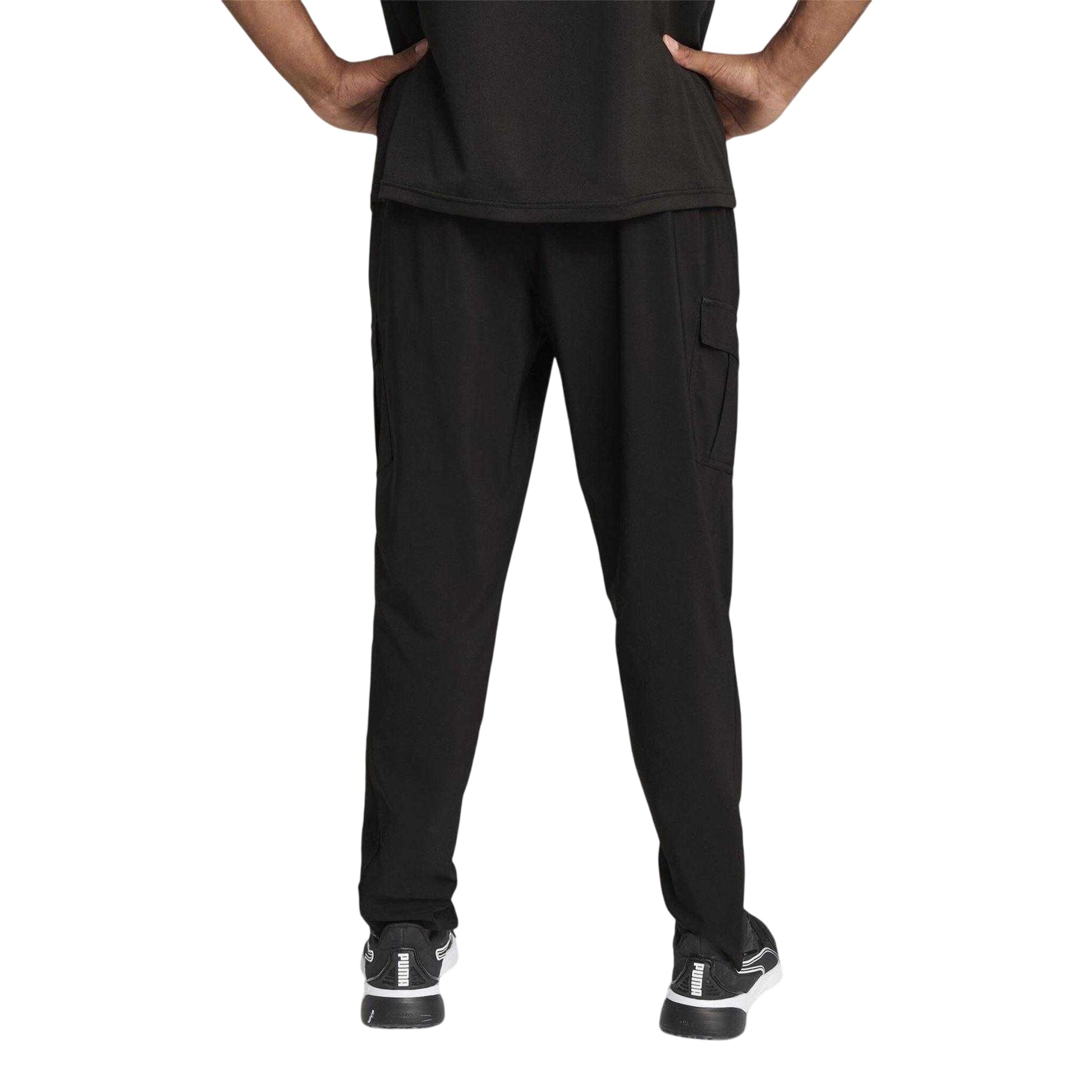 Puma Black - Lifestyle - Puma Mens Tad Tech Woven Cargo Jogging Bottoms