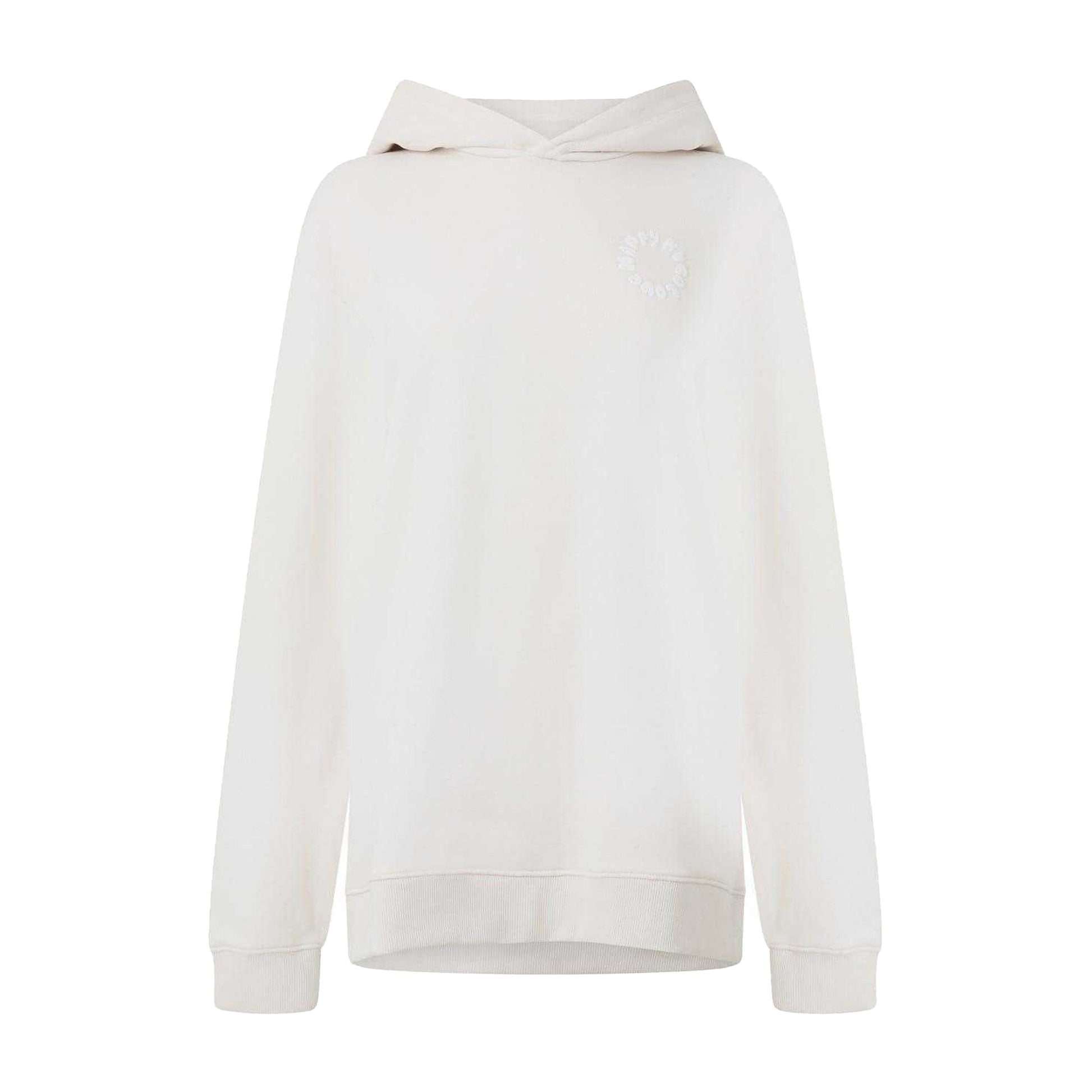 White - Front - Hugo Womens-Ladies Lettering Relaxed Fit Hoodie