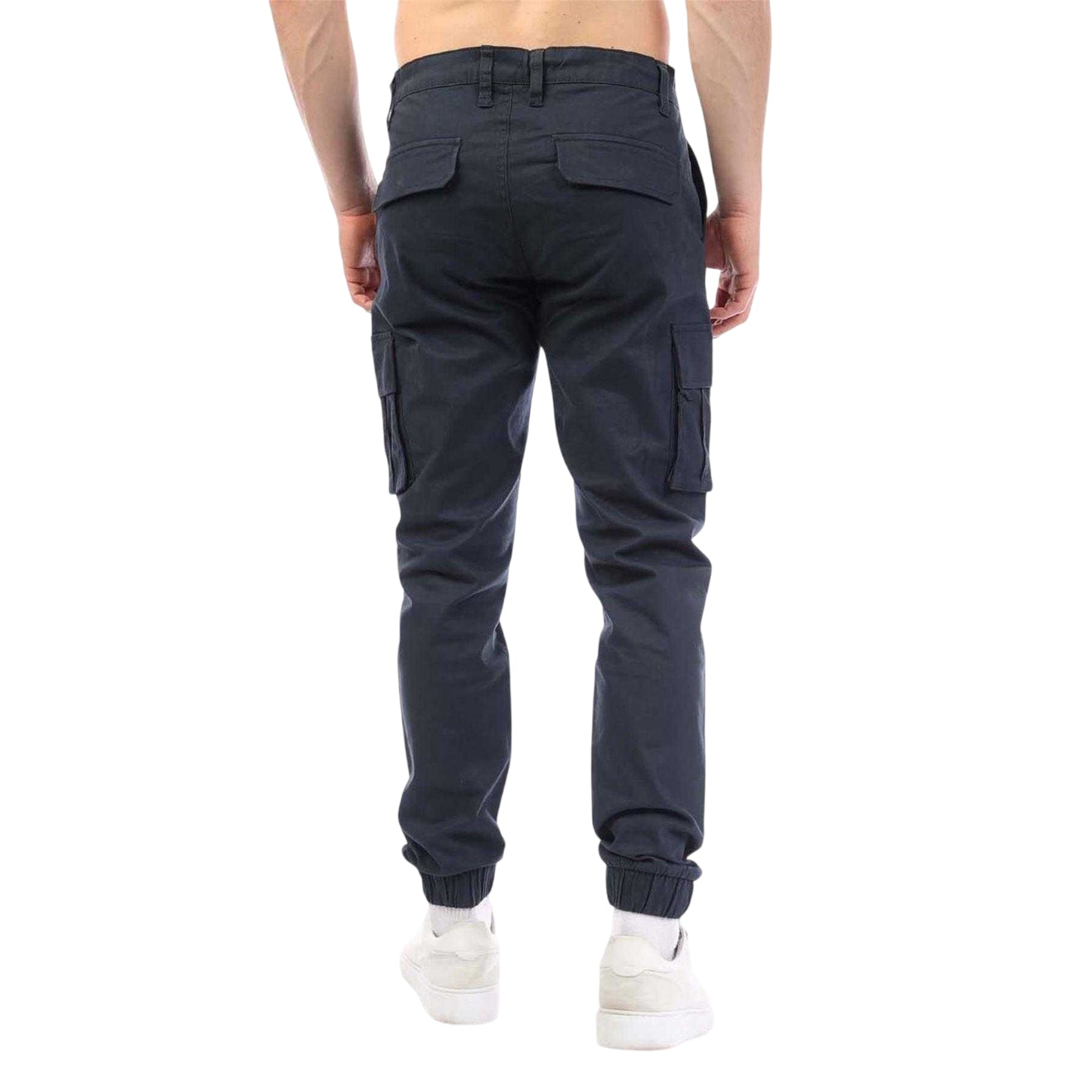 Navy - Back - Duck and Cover Mens Chemmer Woven Joggers