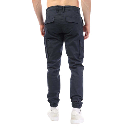 Navy - Back - Duck and Cover Mens Chemmer Woven Joggers