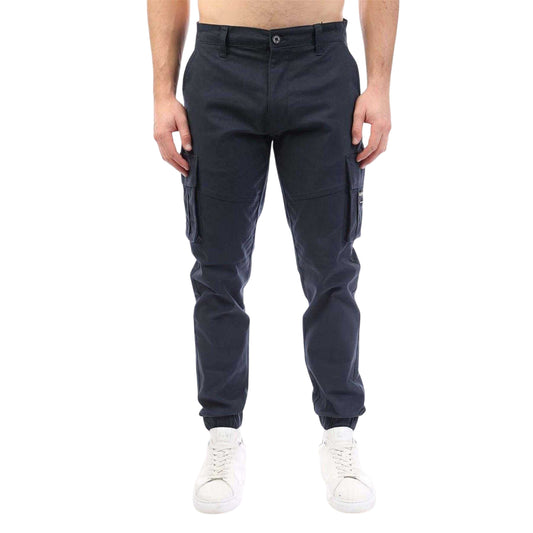 Navy - Front - Duck and Cover Mens Chemmer Woven Joggers