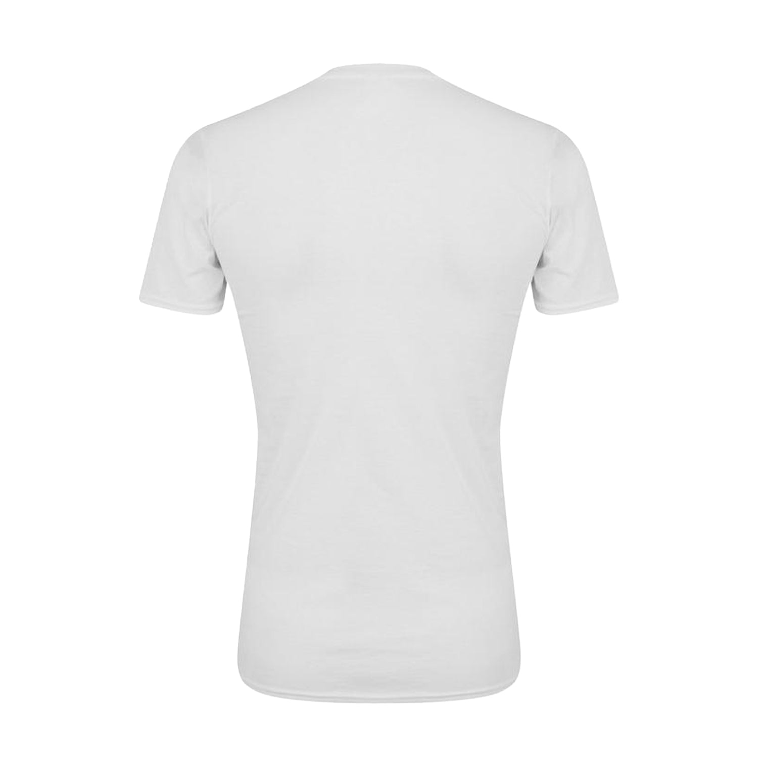 White - Back - Sport Direct Unisex Adult Crew Neck Regular Short-Sleeved T-Shirt