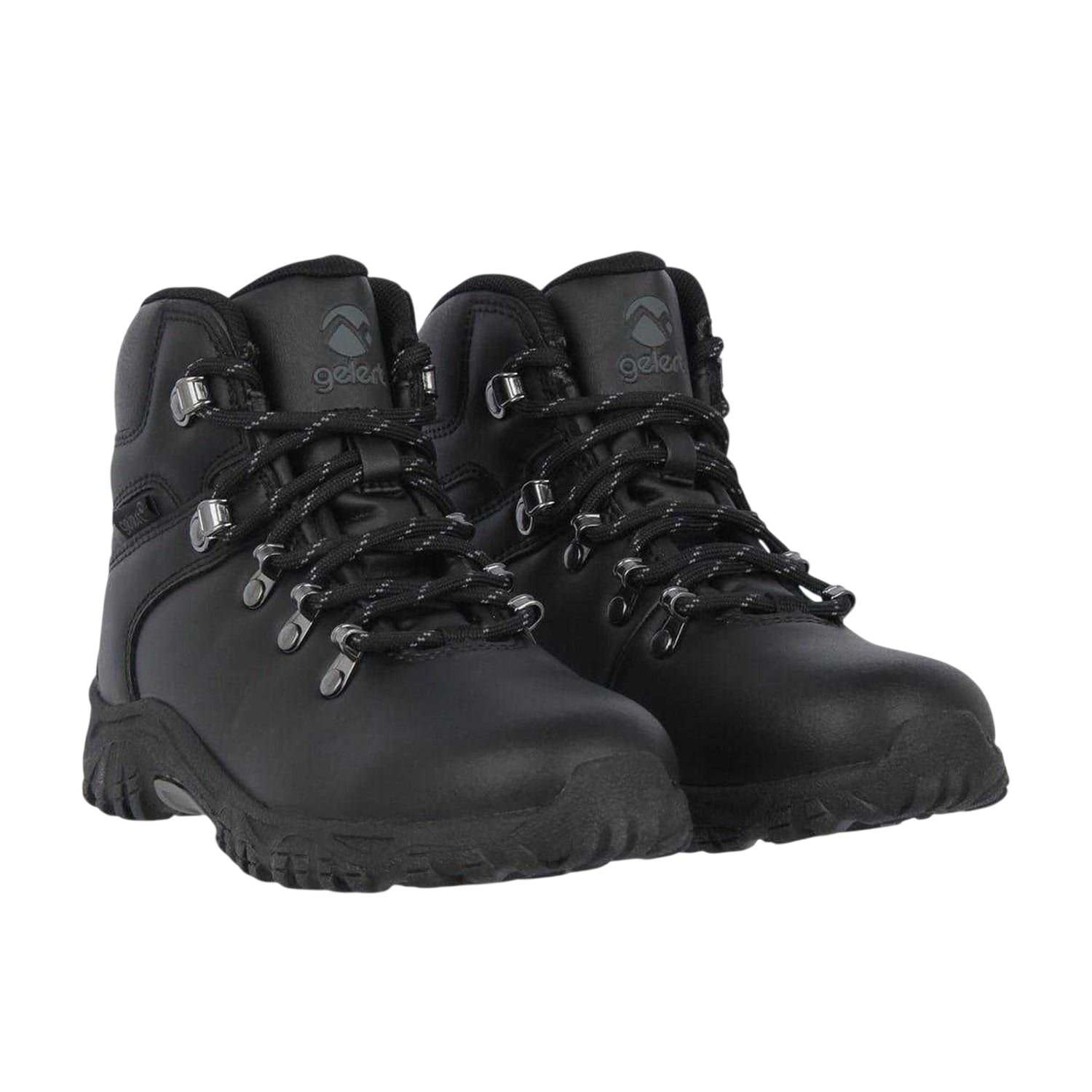 Black - Lifestyle - Gelert Childrens-Kids Leather Walking Boots