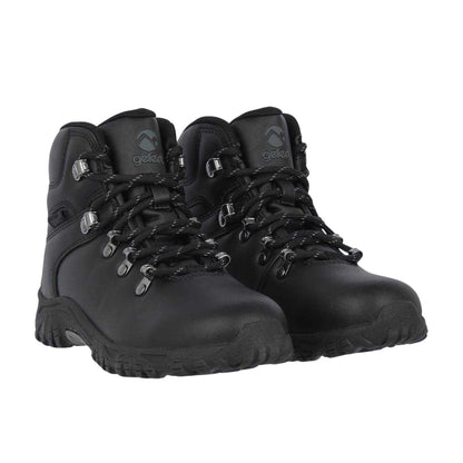 Black - Lifestyle - Gelert Childrens-Kids Leather Walking Boots
