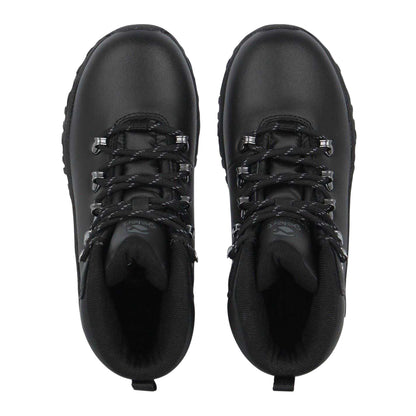 Black - Pack Shot - Gelert Childrens-Kids Leather Walking Boots