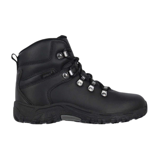Black - Front - Gelert Childrens-Kids Leather Walking Boots