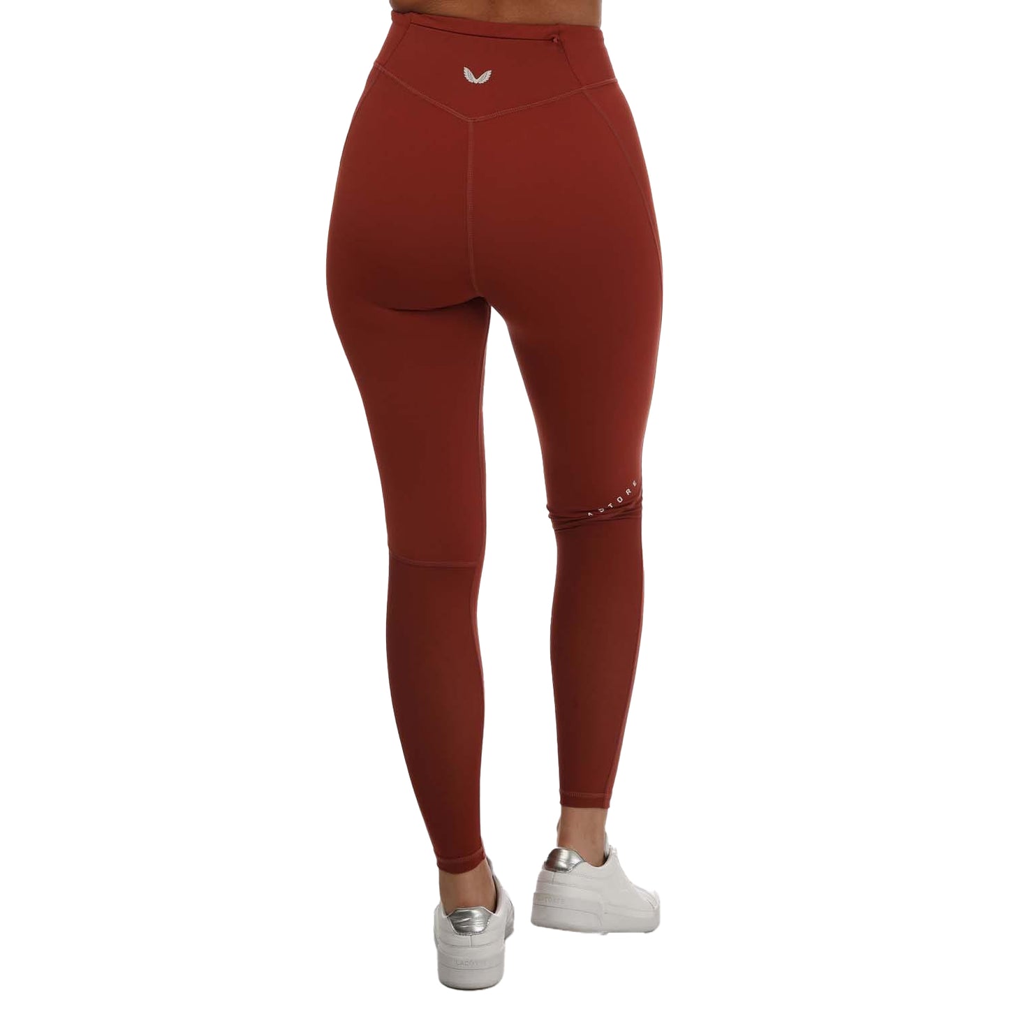Red - Back - Castore Womens-Ladies Active Air Leggings