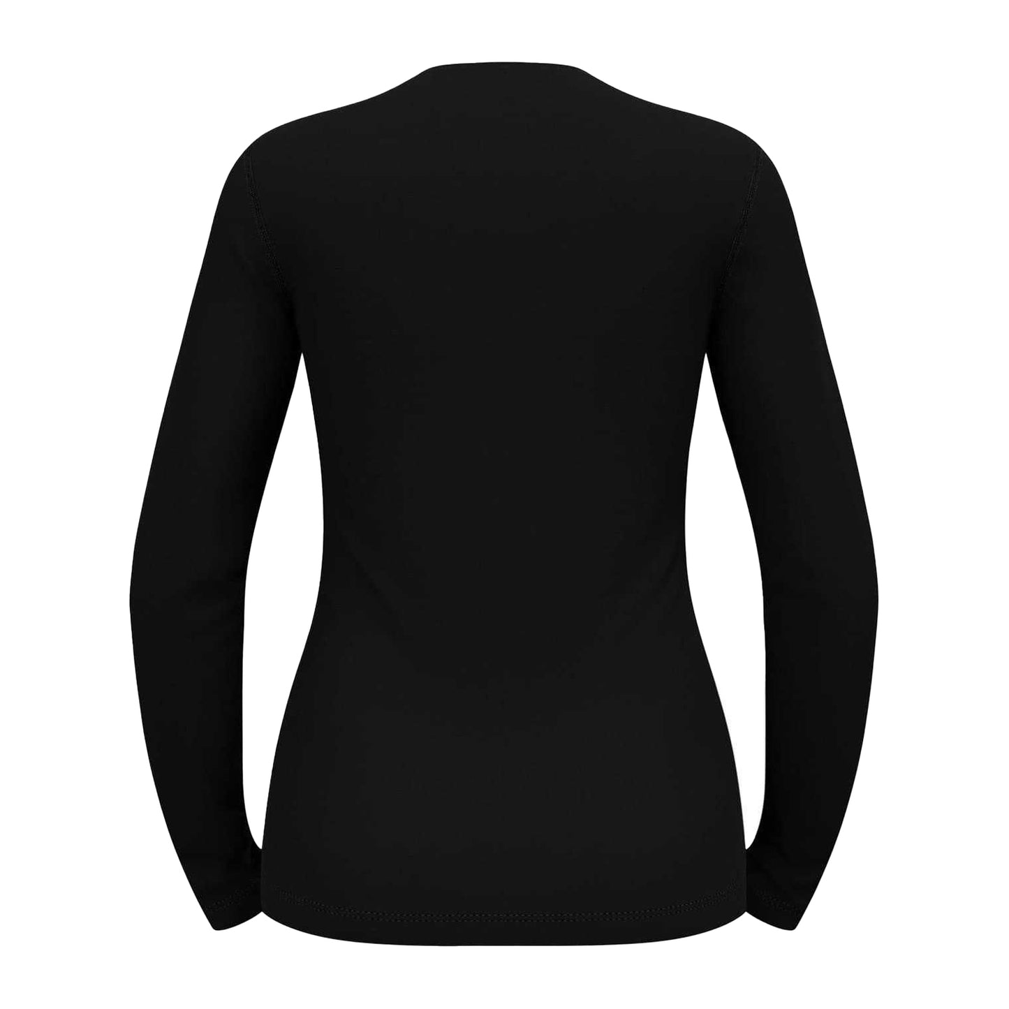 Black - Back - Odlo Womens-Ladies Crew Neck Slim Athletic Top