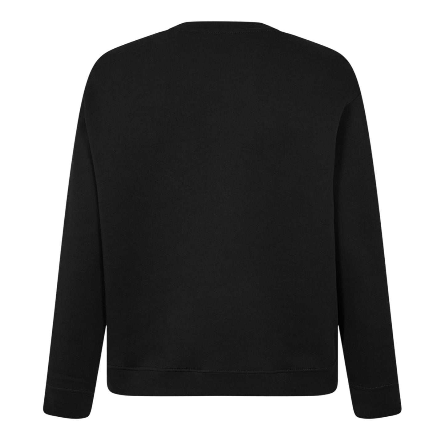 Black-Gold - Back - Armani Exchange Mens Logo Crew Neck Sweatshirt