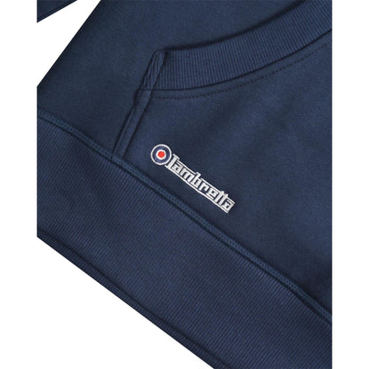 Navy - Lifestyle - Lambretta Unisex Adult Target Hoodie
