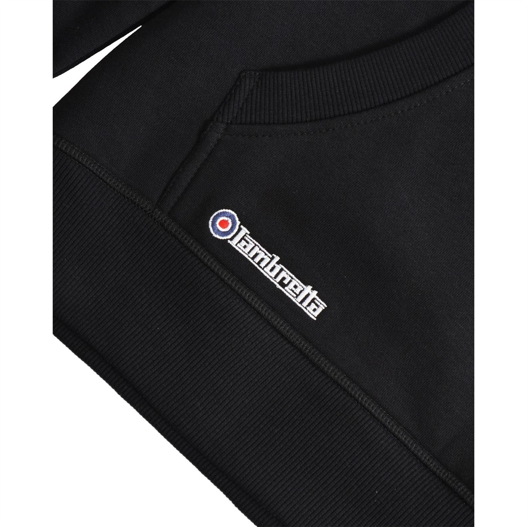 Black - Lifestyle - Lambretta Unisex Adult Target Hoodie