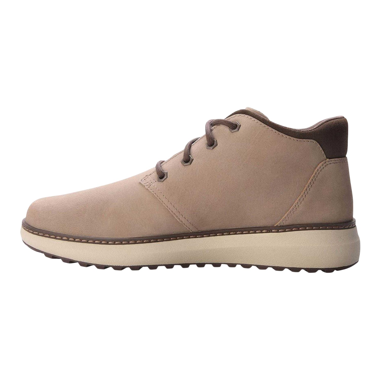 Grey - Back - Timberland Mens Hudson Road Leather Chukka Boots