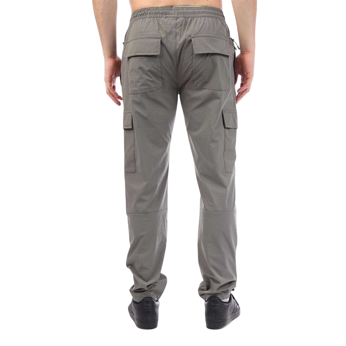 Green - Back - Duck and Cover Mens Chamata Cargo Trousers